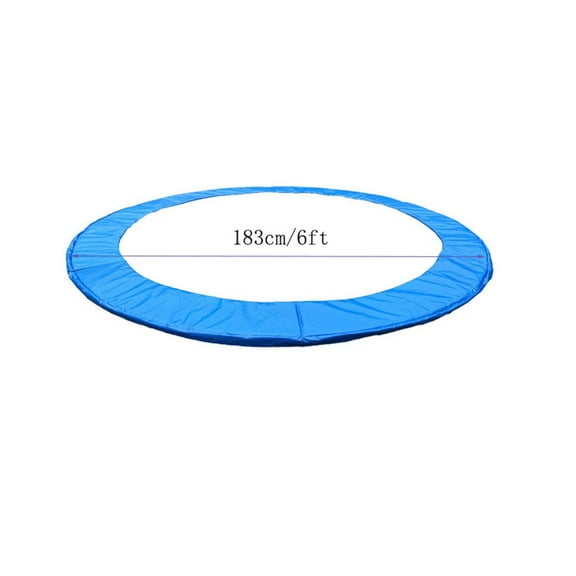 Trampoline Spring Cover Thick Universal Water Resistant Trampoline Replacement Pad Comfortable Safety Trampoline Padding Replacement, No Hole for Pole