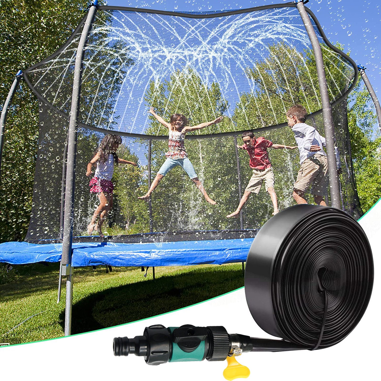 Trampoline Sprinkler 12ft round Trampoline Accessories Fun Summer