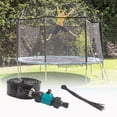 thumbnail image 1 of Trampoline Sprinkler, Trampoline Spray Water Park Fun Summer Outdoor Kids Water Sprayer Game Toys Trampoline Accessories 39.4ft, 1 of 10