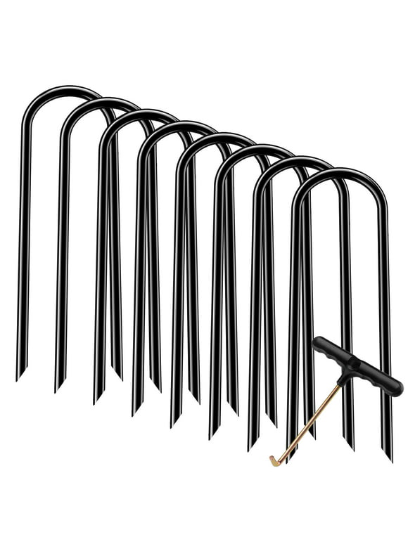 Trampoline Stakes Anchors 8 Pcs Trampoline Accessories Stake Heavy Duty Stake Safety Ground Anchor