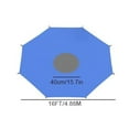 thumbnail image 1 of Trampoline Sun Shade Cover | 16ft Sun Protection Canopy | UV-Resistant Trampoline Top Cover for Outdoor Backyard Playground | Weatherproof Trampoline Accessory, 1 of 2