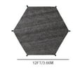 thumbnail image 1 of Trampoline Sun Shade Cover 6-14 Feet Sun Protection Trampoline Cover Outdoor Backyard Playground Accessories Weather Protection UV Resistant Trampoline Accessory, 1 of 2