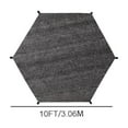 thumbnail image 1 of Trampoline Sun Shade Cover 6-14 Feet Sun Protection Trampoline Cover Outdoor Backyard Playground Accessories Weather Protection UV Resistant Trampoline Accessory, 1 of 2