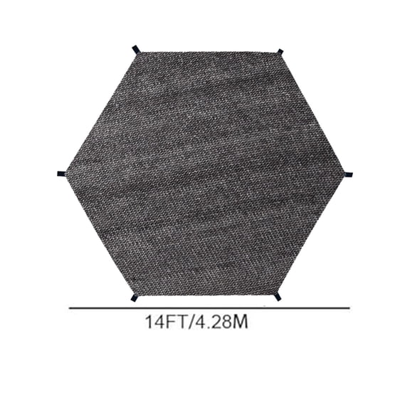 Trampoline Sun Shade Cover 6FT-14FT - Sun Protection Waterproof Cover with Straps, Fits for Outdoor Trampolines, Extends Trampoline Life