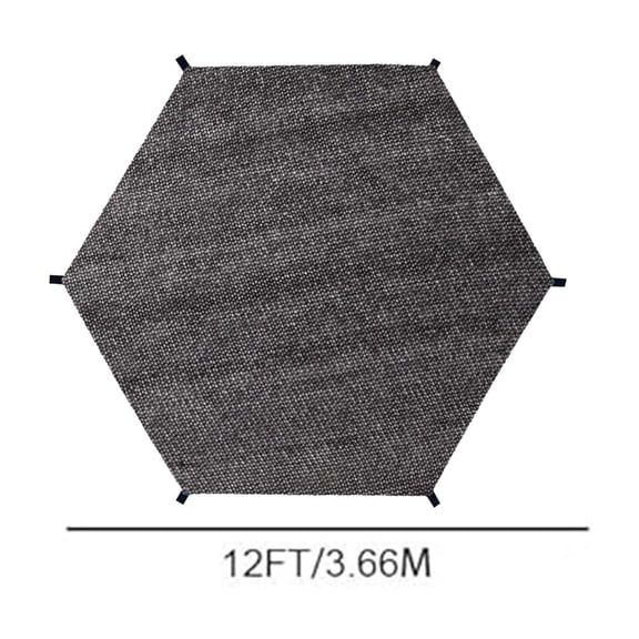 Trampoline Sun Shade Cover, 8ft 10ft 12ft 14ft UV Protection, Outdoor Backyard Playground Accessory with Straps for Easy Setup