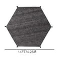 thumbnail image 1 of Trampoline Sun Shade Cover 8ft 10ft 12ft 14ft UV Protection Weather Resistant Fabric Trampoline Accessory for Outdoor Backyard 1 Count, 1 of 2