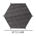 thumbnail image 1 of Trampoline Sun Shade Cover 8ft 10ft 12ft 14ft UV Protection Weather Resistant Fabric Trampoline Accessory for Outdoor Backyard 1 Count, 1 of 2