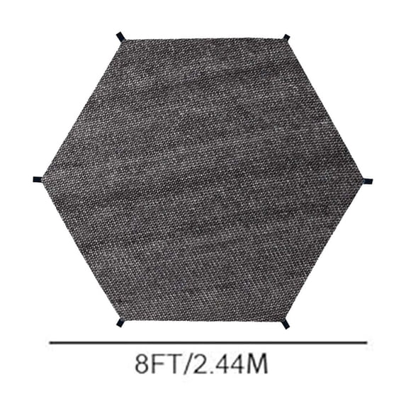 Trampoline Sun Shade Cover 8ft 10ft 12ft 14ft UV Protection Weather Resistant Fabric Trampoline Accessory for Outdoor Backyard 1 Count