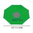 thumbnail image 1 of Trampoline Sun Shade Cover with UV Protection for 6ft to 14ft Outdoor Trampolines, Water-Resistant and Tear-Resistant Fabric with Easy Installation Straps, 1 of 5