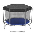 thumbnail image 1 of Trampoline Top Cover - Universal Sunproof Shade Canopy for 6FT/8FT/10FT/12FT/14FT Round Trampolines - Weather-Resistant Outdoor Sports Accessory (Black), 1 of 9