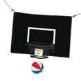 thumbnail image 1 of Trampolines Basketball Hoop Attachment Basketball Goal Basketball Frame Toy Sun Protection Adjustable Ropes for Game Practice Backyard Kids Black 69cmx48cm, 1 of 8