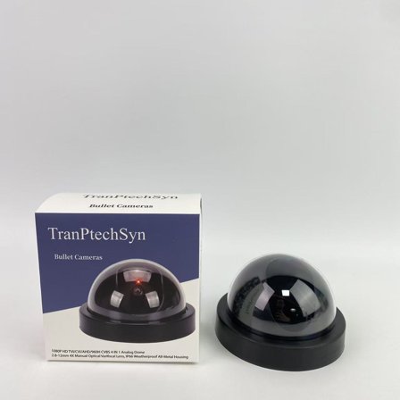 TranPtechSyn Bullet Cameras,1080p HD-TVI Security Surveillance Camera for Home CCTV System, 2MP Bullet BNC Camera with 100 ft Super Night Vision, IP66 Surveillance Weatherproof Addon Wired Cam