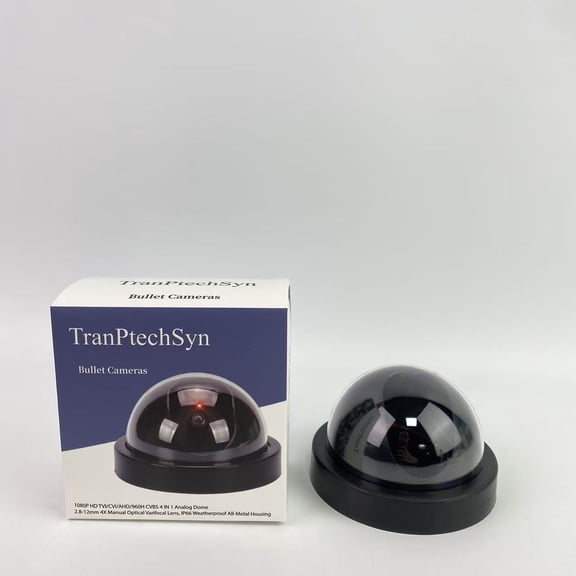 TranPtechSyn Bullet Cameras,1080p HD-TVI Security Surveillance Camera for Home CCTV System, 2MP Bullet BNC Camera with 100 ft Super Night Vision, IP66 Surveillance Weatherproof Addon Wired Cam