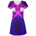thumbnail image 1 of Trance in Stereo All Over Juniors Beach Cover-Up Dress Multi MD, 1 of 2