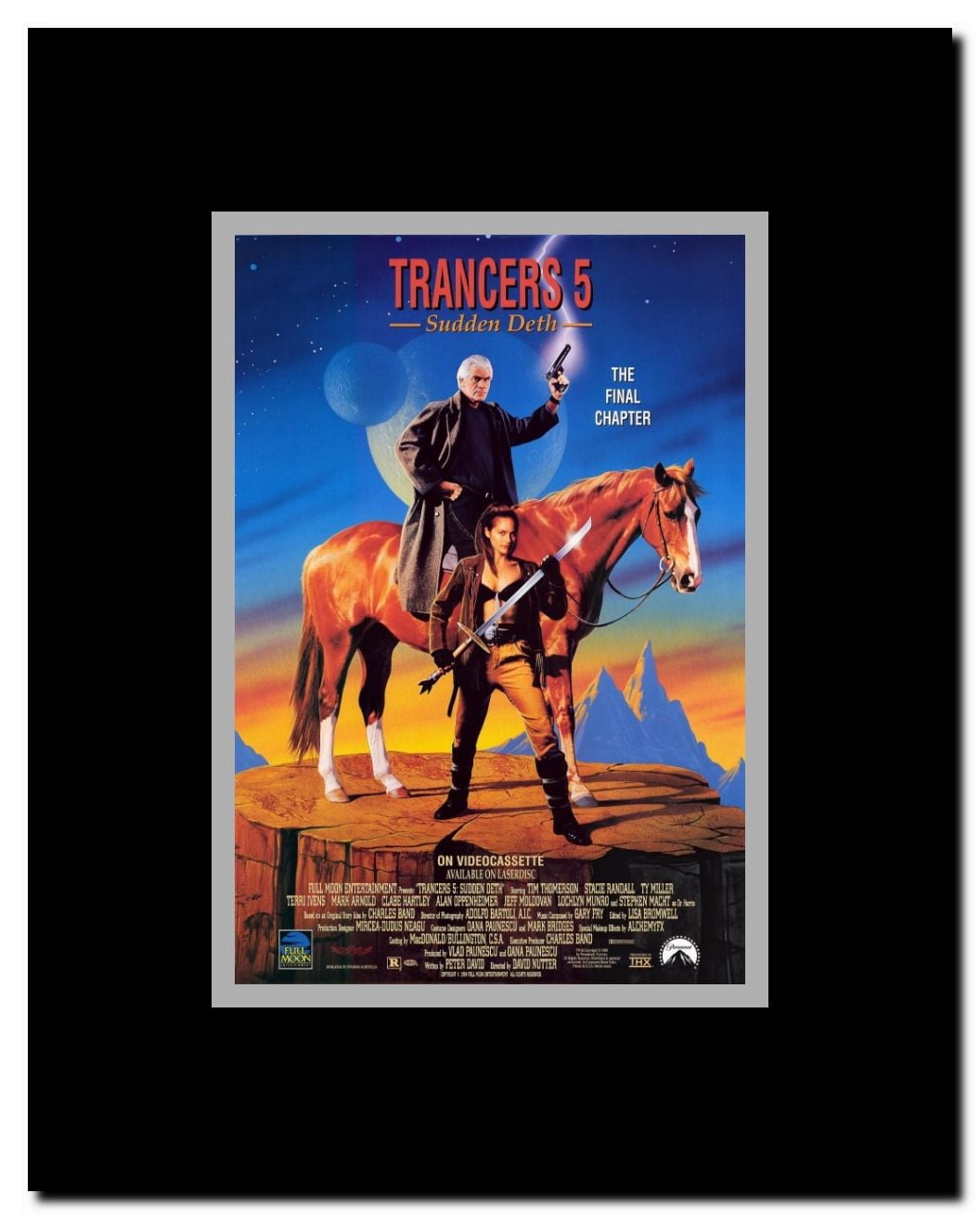 Trancers 5: Sudden Deth Framed Movie Poster