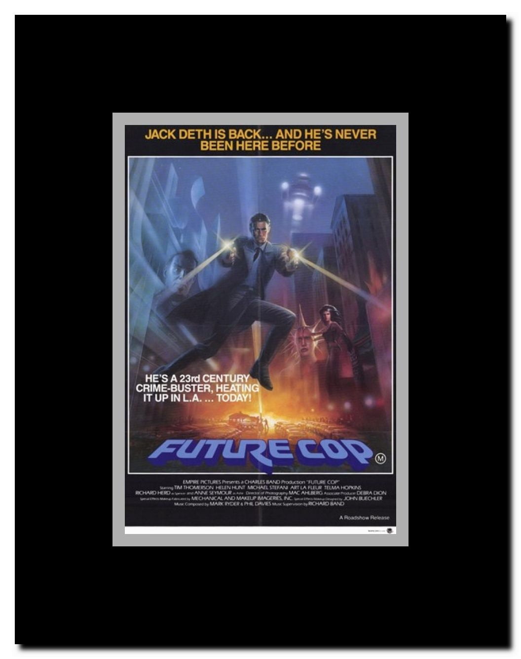 Trancers Framed Movie Poster