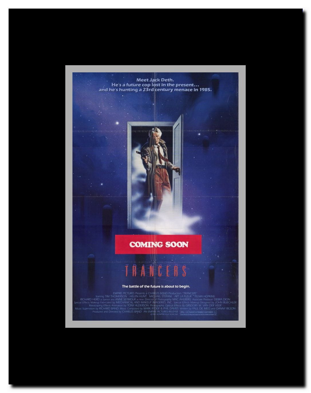 Trancers Framed Movie Poster