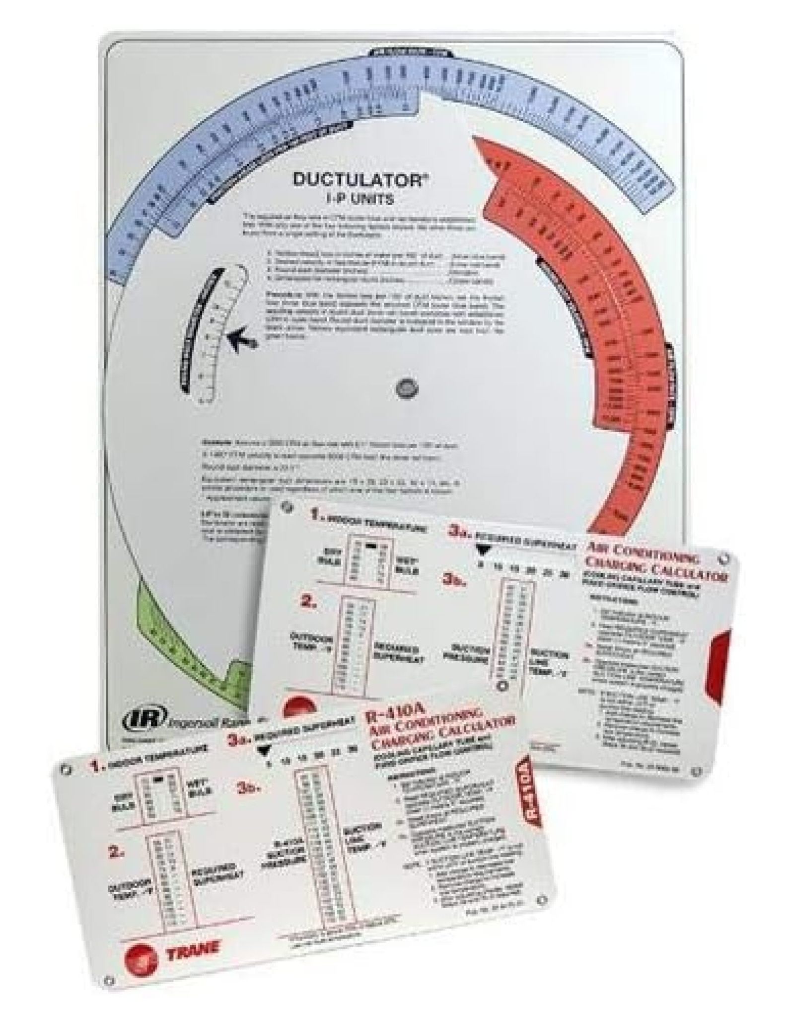 Trane Calculator Kit (1) Trane Ductulator with Sleeve, (1) R22