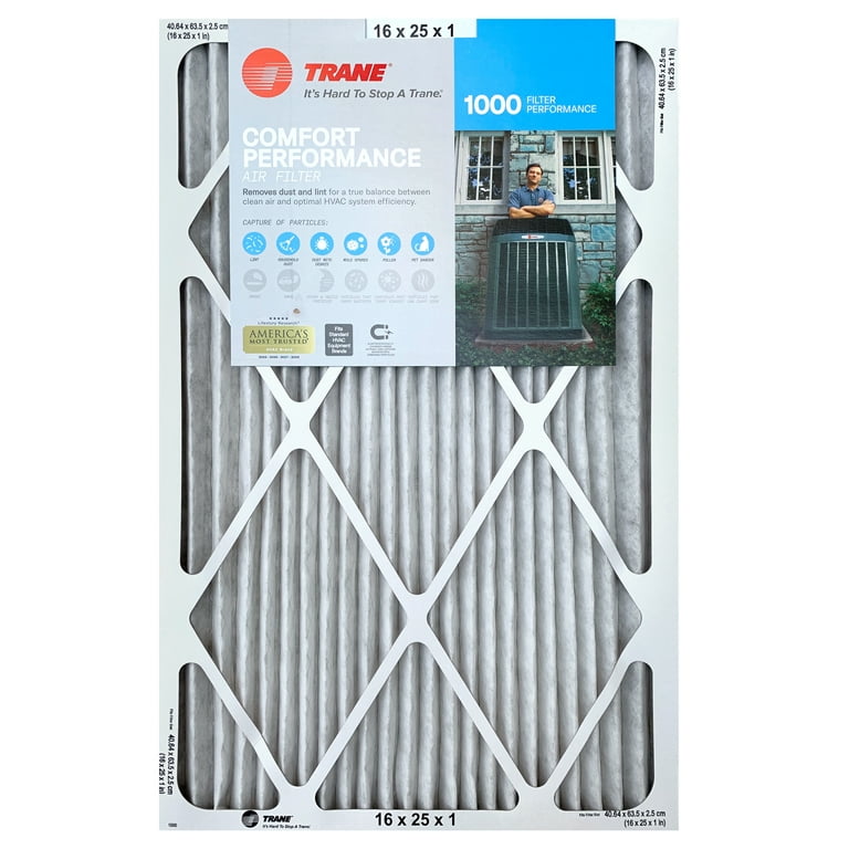 Trane Comfort Performance Air Filter 1000 Micro Particle