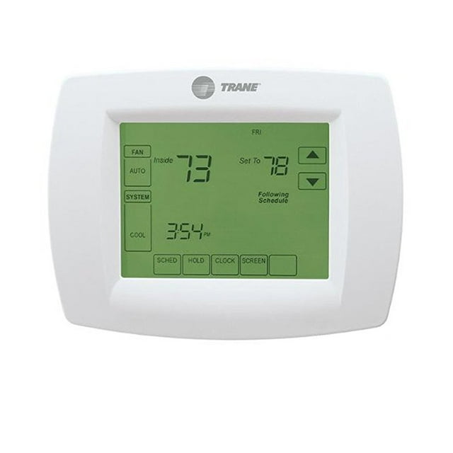 Trane SingleStage Thermostat 7Day Programmable Touchscreen Thermostat