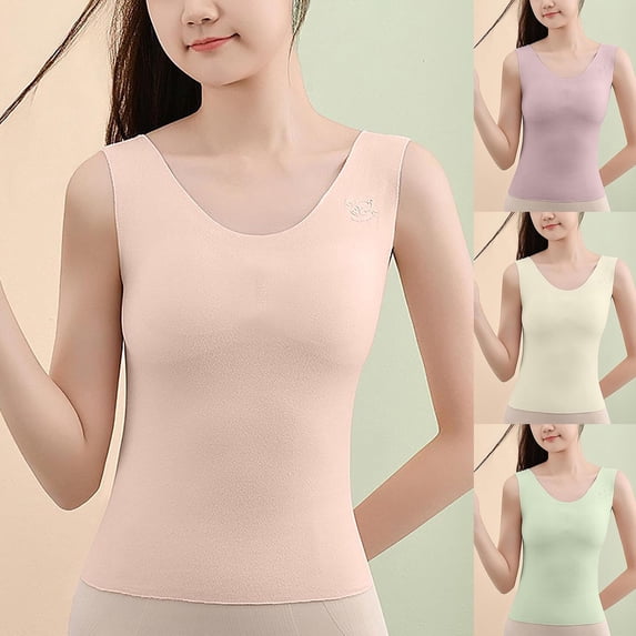 Tranfacy Girls Puberty Training Bra Thin Breathable Sleeveless Layering Camisole Tank Top for 13‑17 Years