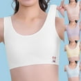thumbnail image 1 of Tranfacy Girls Puberty Training Bra Thin Breathable Sleeveless Layering Camisole Tank Top for 9‑12 Years, 1 of 5