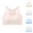 thumbnail image 1 of Tranfacy Girls Puberty Training Bra High Support Wireless Thin Built In Padding Breathable Sleeveless Tank Top for 9‑18 Years, 1 of 4