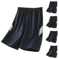 thumbnail image 1 of Tranfacy Toddler 3-15 Years Summer Half Pants Solid Mesh Breathable Knee Length Half Pants, 1 of 4