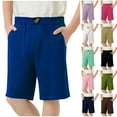 thumbnail image 1 of Tranfacy Kids Solid Pocket Casual Knee Length Half Pants, 1 of 4