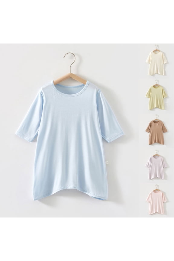 Newborn Summer Solid Long Sleeve Thin Sleep Robe Full Length Breathable Romper for Daily Home Rest Wear