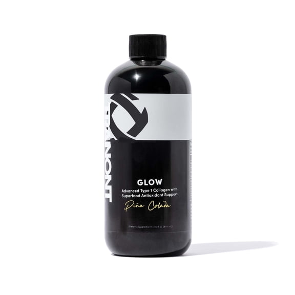 Tranont Glow Advanced Type 1 Collagen with Superfood Antioxidant Support | Healthier Hair, Skin, Nails & Joints | 15oz. Pia Colada