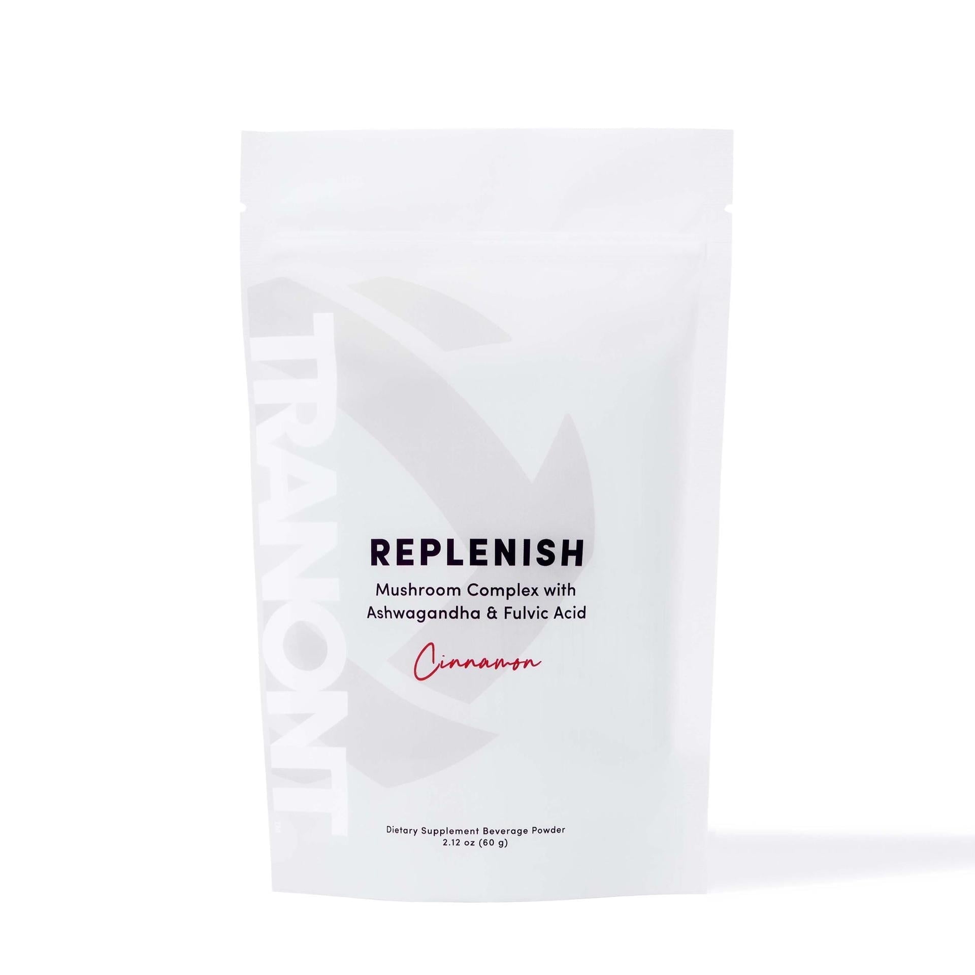 Tranont Replenish - Mushroom Complex with Ashwagandha & Fulvic Acid - 2.12 oz