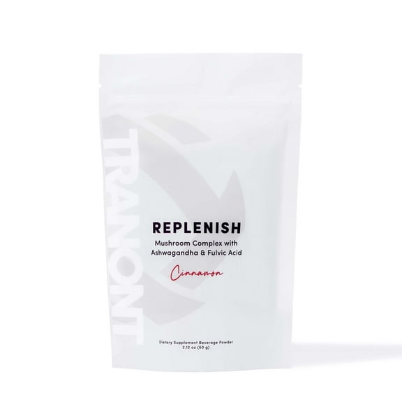 Tranont Replenish - Mushroom Complex with Ashwagandha & Fulvic Acid - 2.12 oz
