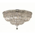 thumbnail image 1 of Tranquil 12 Light 24 inch Chrome Flush Mount Ceiling Light in Swarovski Strass, 1 of 2