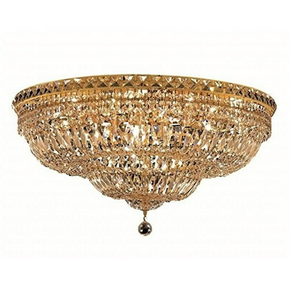 Elegant 2528F30G/SS Tranquil Ceiling Flush in Gold