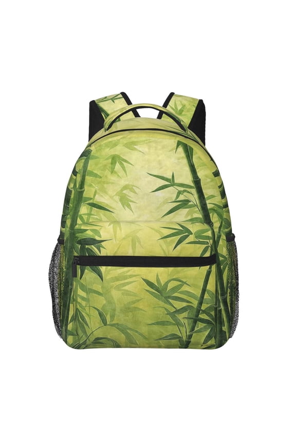 Tranquil Bamboo Forest Backpack Lightweight Rucksack Travel Bag for Men and Women
