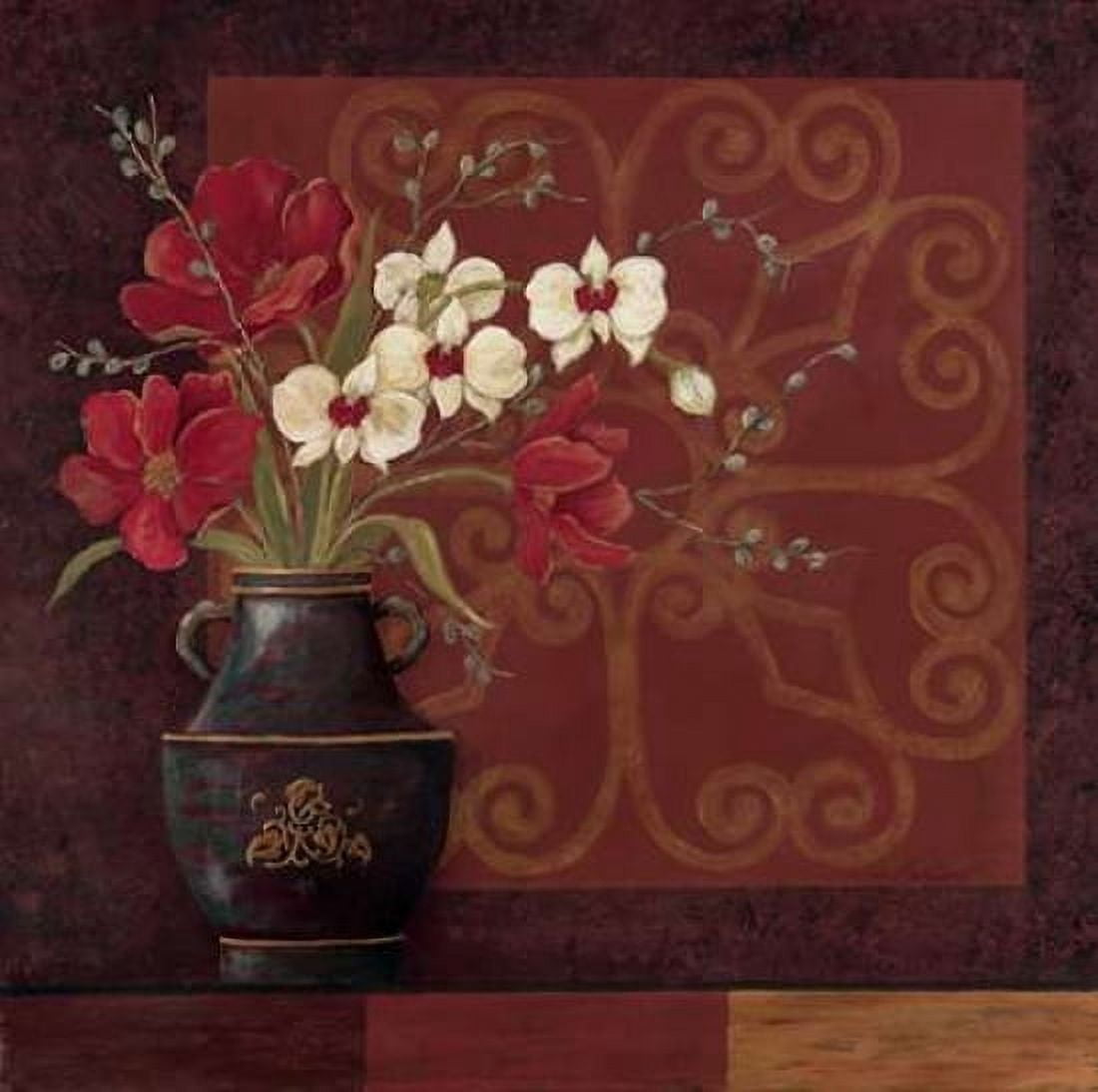Tranquil Bouquet I Canvas Art - Jo Moulton (24 x 24)