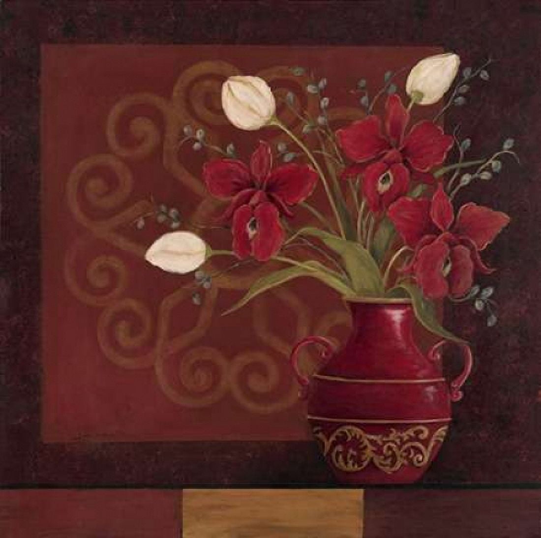 Tranquil Bouquet II Canvas Art - Jo Moulton (24 x 24)