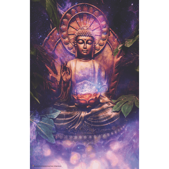Tranquil Buddha Art Print Mini Poster- 11" x 17"