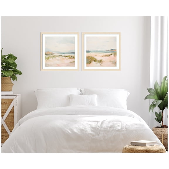 Tranquil Landscape 2 Piece Framed Wall Art Print Set by Amy Lighthall