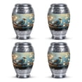 thumbnail image 1 of Tranquil Nature Serenade Tranquil Nature Serenade Bird - Funeral Ashes Urns - Classic Mini Urn For Human Ashes - Small Elegant Memorial Urn For Adults 3 Inch, Set Of 4, 1 of 5