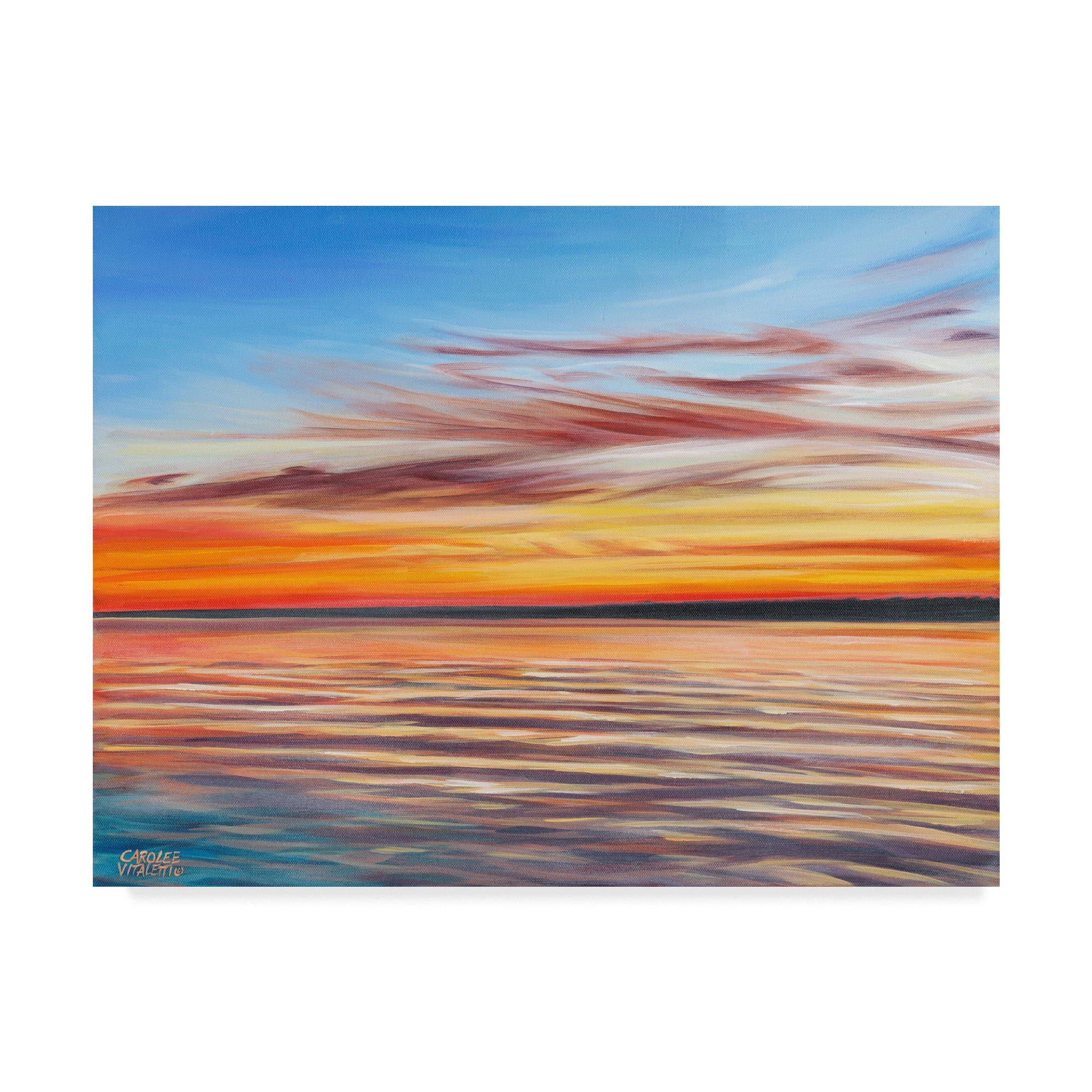 Tranquil Sky I' Canvas Art by Carolee Vitaletti