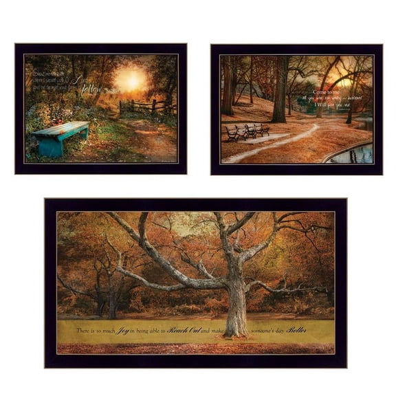 Tranquil Spaces 3Piece Vignette by RobinLee Vieira Wood Multi-Color