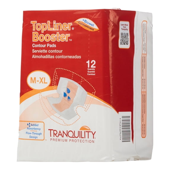 Tranquility 21.5 Inch TopLiner Heavy Absorbency Booster Pad, 120 Ct