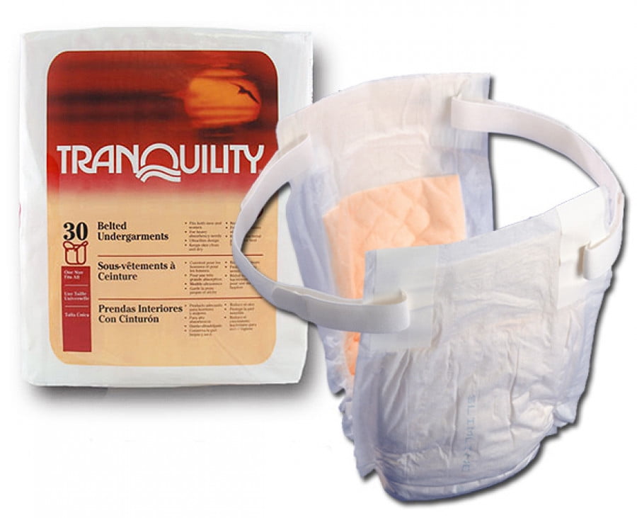 Tranquility Adjustable Belted Undergarments, 28" to 59", 120/case