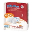 thumbnail image 1 of Tranquility Bariatric Disposable Briefs 4X-Large with AIR-Plus Fabric, High Waistline, Latex-Free, 32ct Case, 1 of 7