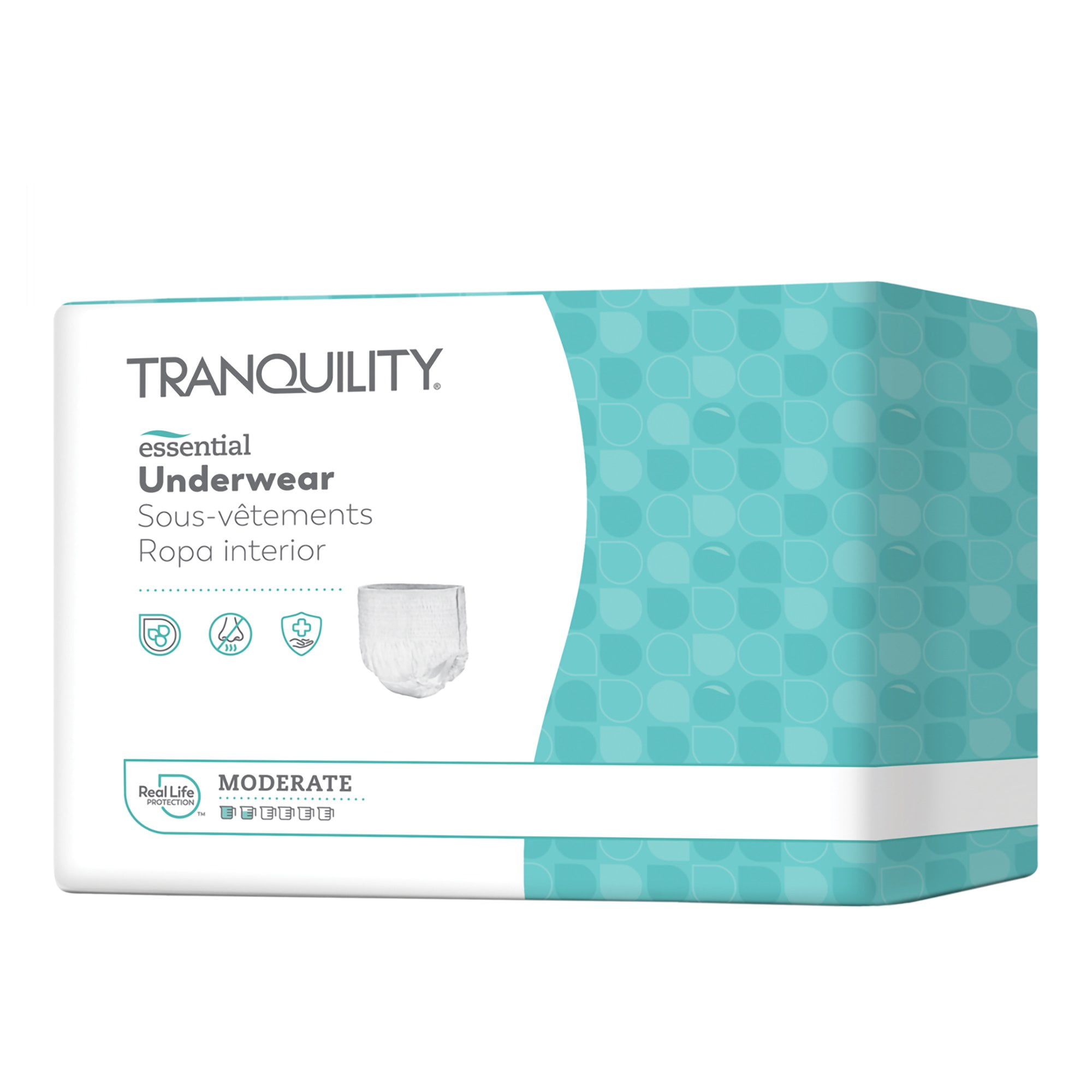 Tranquility Essential Disposable Underwear Pull On with Tear Away Seams