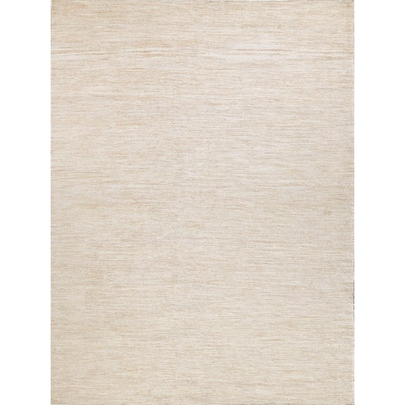 Tranquility Flatweave Wool/Mohair Beige 8'x10' Area Rug