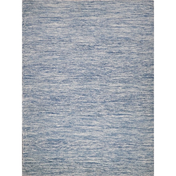 Tranquility Flatweave Wool/Mohair Blue 9'x12' Area Rug