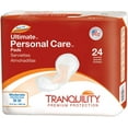 thumbnail image 1 of Tranquility Overnight Unisex Personal Care Pads, Regular, 16.5 Inch, Bag of 24 (2 Pack), 1 of 5